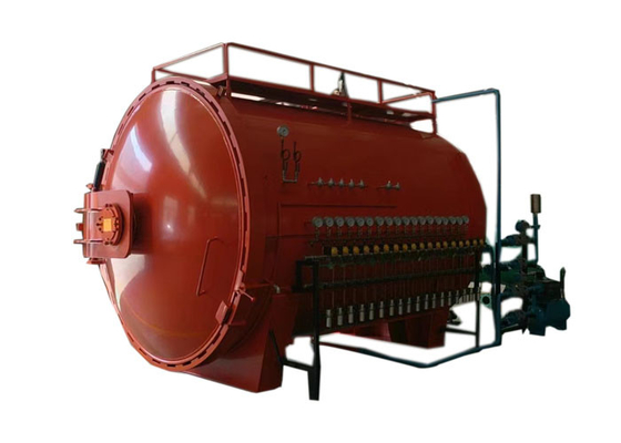 Escala de cura de borracha 380V da autoclave da ventilação forçada grande com isolação da espuma