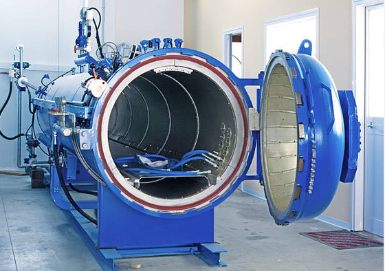 Autoclave de aquecimento elétrico composto 15m Solução confiável para grande diâmetro