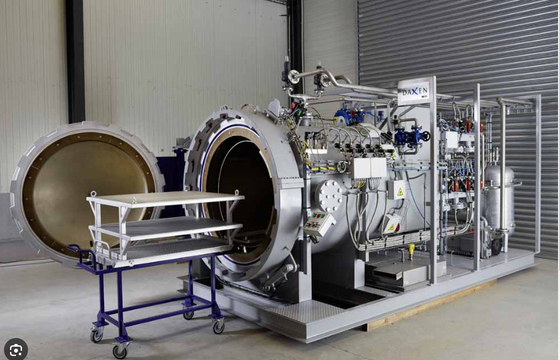 Autoclave de aquecimento elétrico composto com controle PLC de diâmetro 600-5000 mm