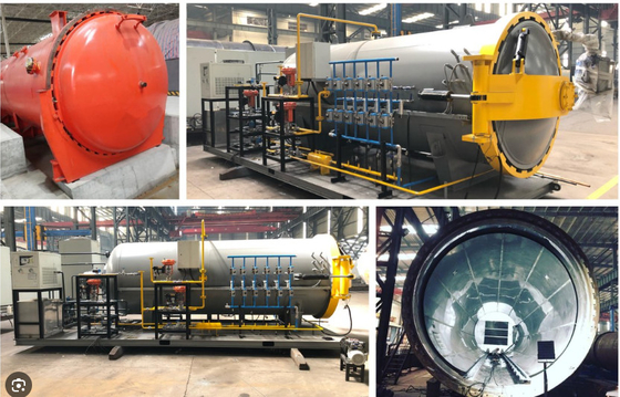 Autoclave de aquecimento elétrico composto de 220 V para vulcanização de borracha