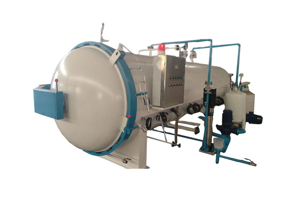 Q345R Instalação de tratamento de madeira PLC Controle automático de trilhos Trava-choques Equipamento de preservação de madeira