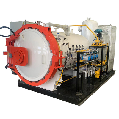 Venda a retalho de peças para automóveis de solidificação Autoclave industrial de fibra de carbono com material de fibra de arbão