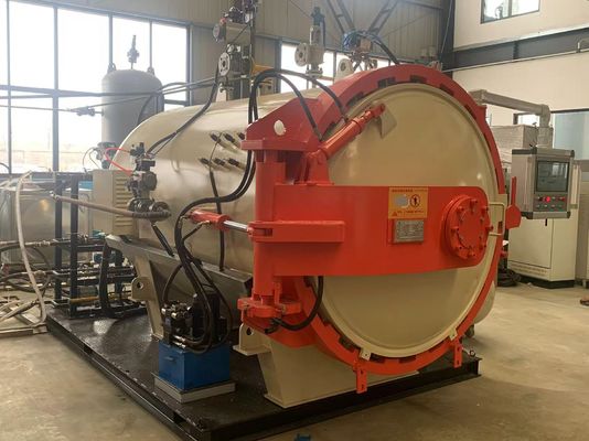 Peças de carro de material de fibra de vidro curada em alta temperatura, como acessórios de folha de fibra de carbono do capô, mini autoclave composto