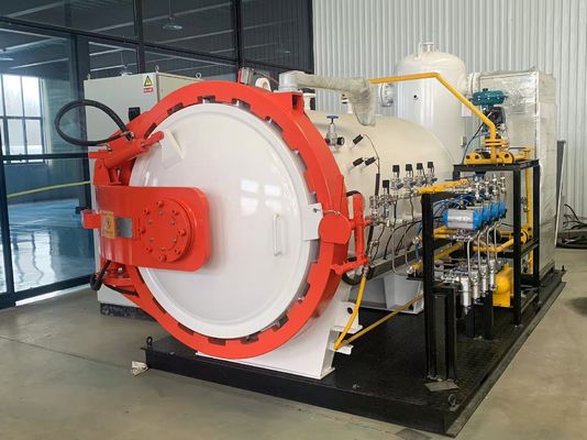 Autoclave de fibra de carbono industrial