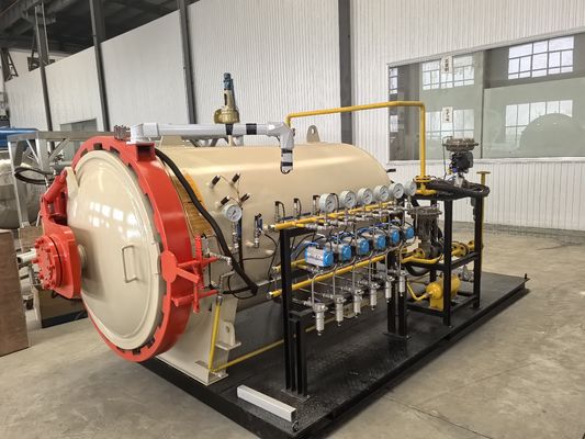 Autoclave pequeno totalmente automático personalizado para peças de automóveis como capô, teto, para-lama, autoclave composta de carbono
