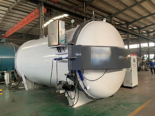 Autoclave industrial automático para laboratórios pequenos de pré-impregnados para cura de fibra de carbono para capô de motor de carro