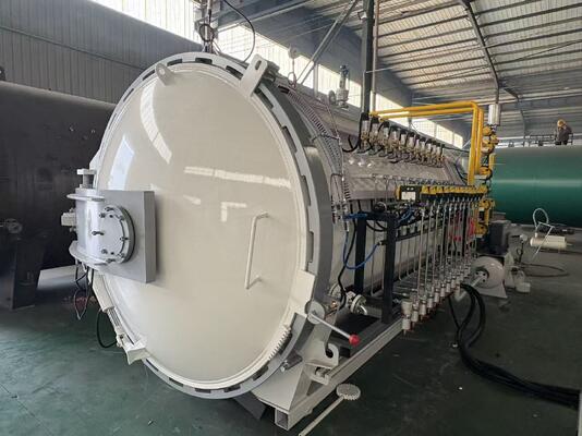Autoclave de compostos de alto desempenho da Sinomac - Porta hidráulica, precisão para aviação, curagem estável de compostos