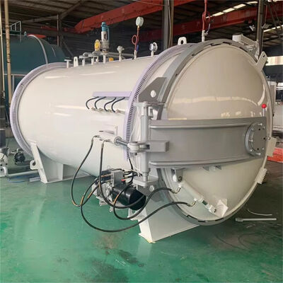 Autoclave industrial de parede dupla de aço inoxidável aprovado pela ISO CE Estruturas de satélite usadas Zero defeito Baixa pressão