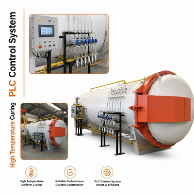 Autoclave composto homologado pela ISO aplicado em oficinas de componentes de aeronaves