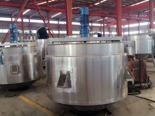 30KW chaleira Jacketed de aço inoxidável elétrica 36 - 72r/Min Mixing Speed 0.8Mpa