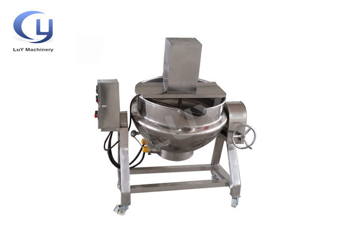 36 - 72r/Min Jacketed Kettle 100L 200L 300L 400L 500L para cozinhar potenciômetros