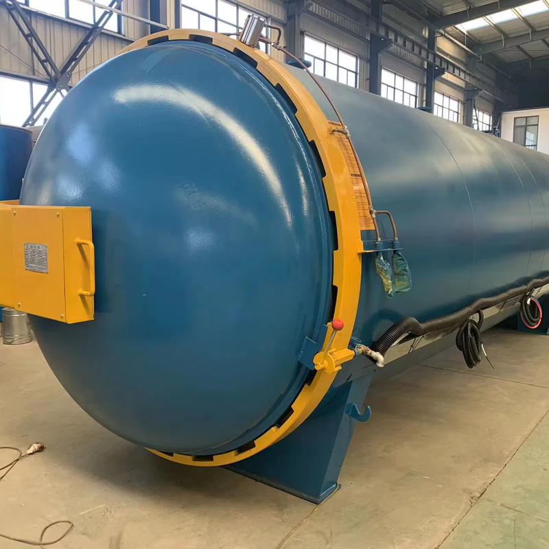 Pressão de liberação dentro do tanque Minas Roller Vulcanização Tanque Borracha Atletismo Pista Vulcanização Autoclave