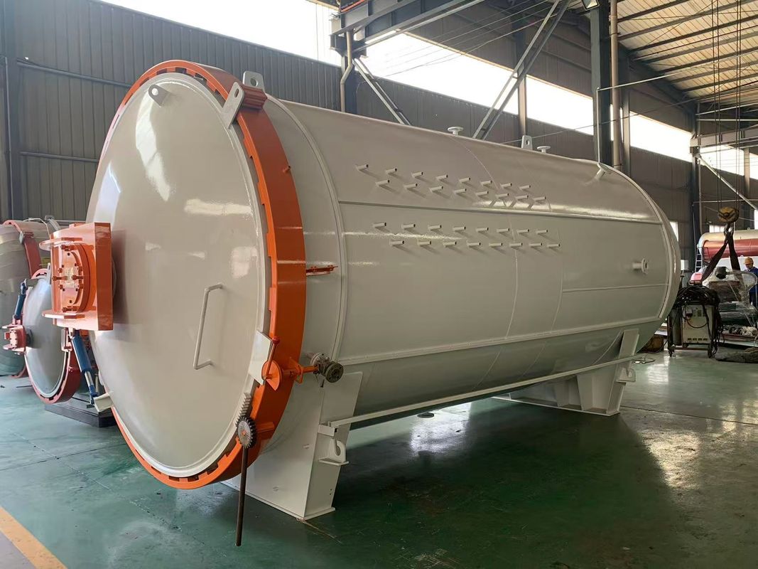 Autoclave de cura de material compósito com certificado CE ASME para peças de automóveis como capô, para autoclave de alta pressão