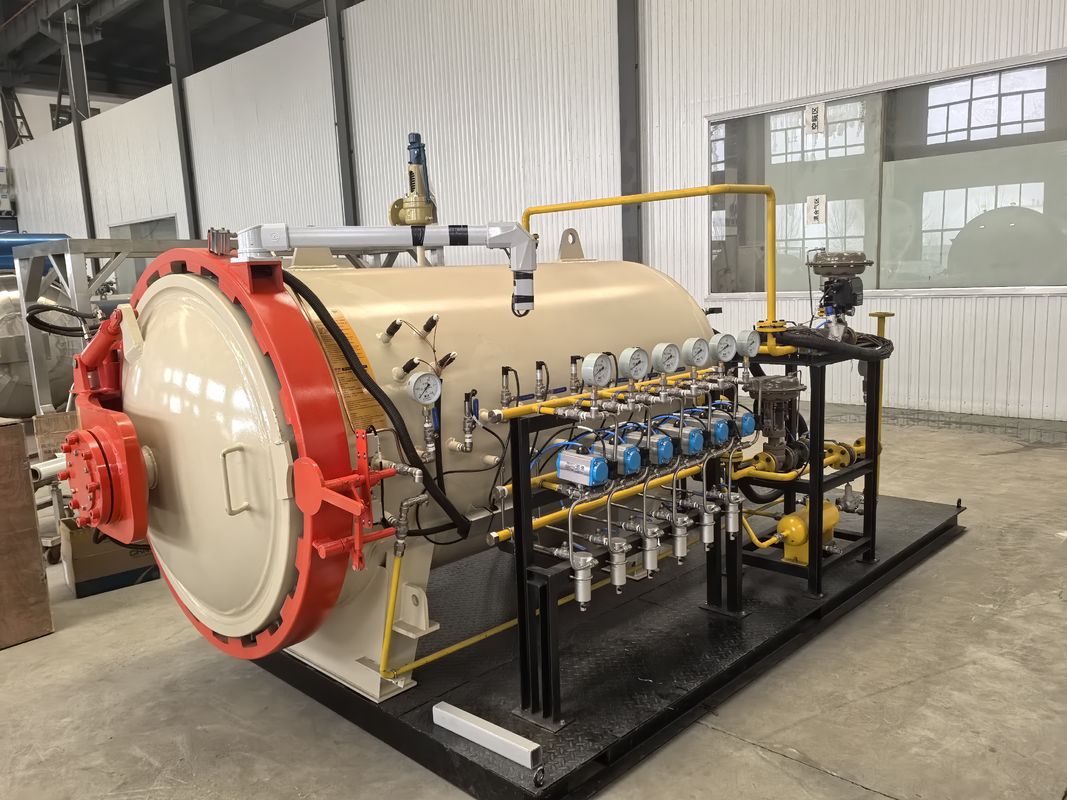 Autoclave pequeno totalmente automático personalizado para peças de automóveis como capô, teto, para-lama, autoclave composta de carbono