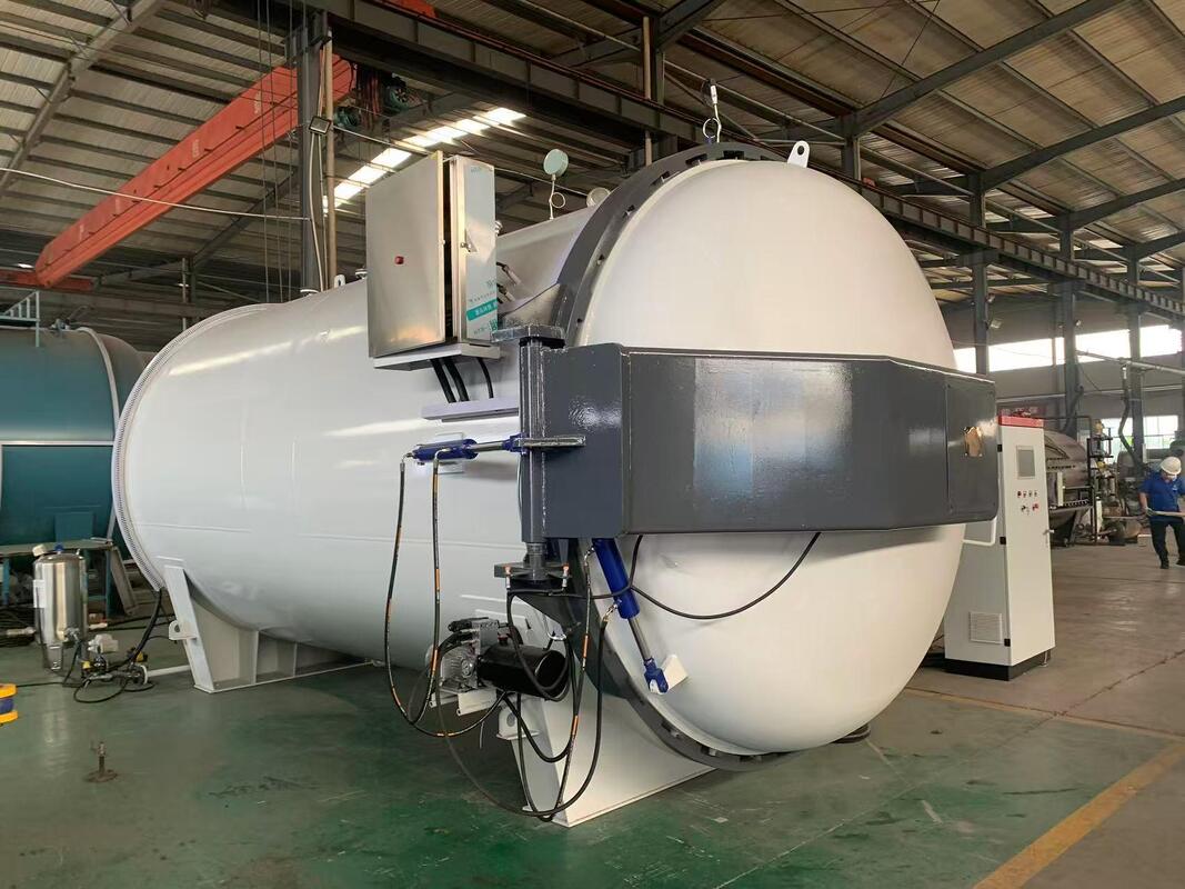 Autoclave industrial automático para laboratórios pequenos de pré-impregnados para cura de fibra de carbono para capô de motor de carro