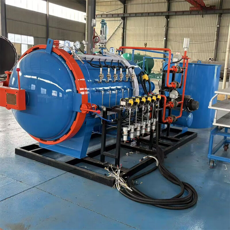 CE Certified Vertical Hot Press Autoclave Engine Stainless Steel Used Sports Goods Composite Forming Fast Heating Energy Saving