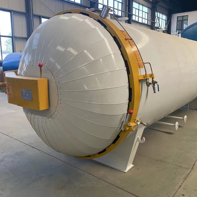 Libere a pressão e mantenha a pressão dentro do intervalo definido Autoclave de aquecimento de óleo para vulcanização de borracha