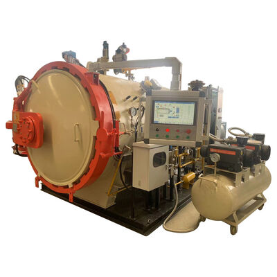 Autoclaves de curagem a altas temperaturas para produção de artigos desportivos de produtos compostos