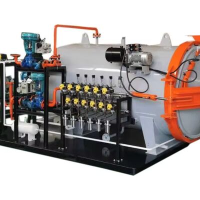 Autoclave de Compósito de Fibra de Carbono para Assentos a Vácuo CE, Tanque de Parede Dupla de Alta Pressão para Motor, Alta Temperatura e Grande Capacidade