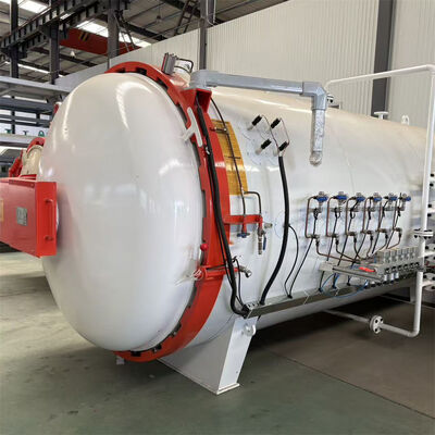 Autoclave composto qualificado ISO usado na fabricação de material de iate bom efeito de vedação temperatura constante industrial