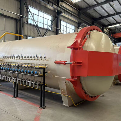 Autoclave de prensagem a quente industrial com certificação CE para chapa de fibra de carbono resistente a alta pressão