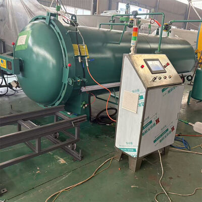 Autoclave de cura composta padrão global para produção de materiais de necessidades diárias Fácil instalação Controle automático completo