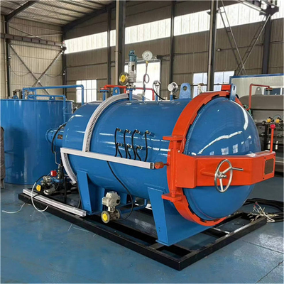 Autoclave de grande composição com bloqueio de segurança Hidráulica Porta de abertura rápida Controle PLC para curado industrial de compostos