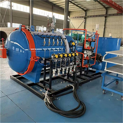 Sistema de Cura de Autoclave de Compósito de Alta Pressão com Controle Automático de Temperatura para Pré-impregnado de Fibra de Carbono em Aeroespacial