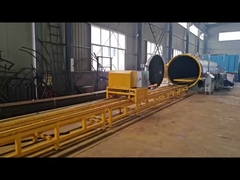 Instalação profissional de tratamento de madeira em autoclave com duplo bloqueio de segurança